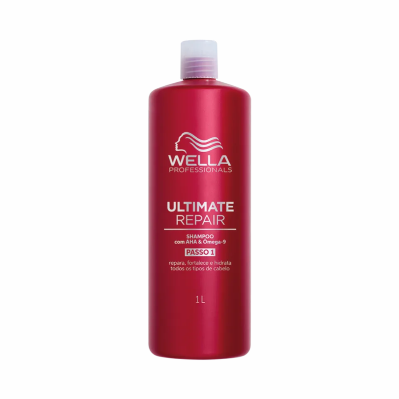 Wella Ultimate Repair Shampoo 1000ml + Condicionador 500ml + Sérum