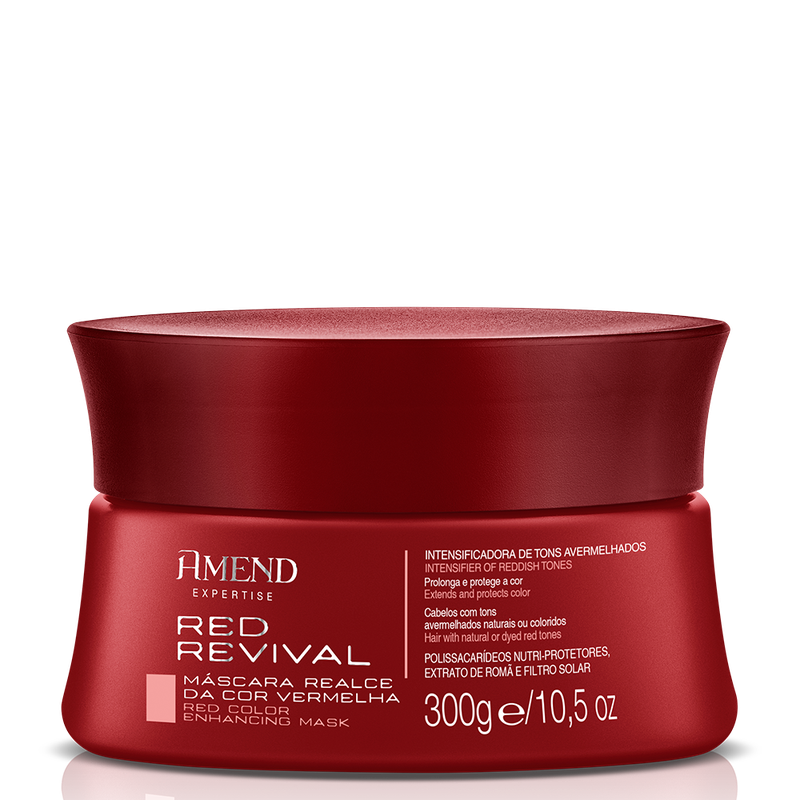 Amend Realce da Cor Mascara Matizadora Red Revival + Luva | By Linda