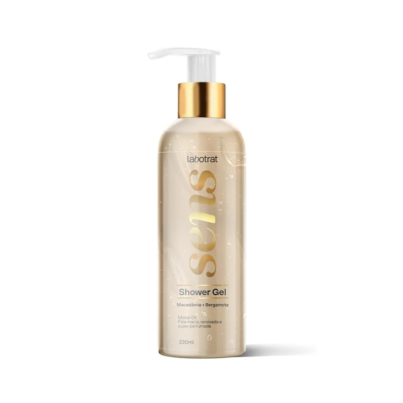 Labotrat Sens Macadâmia e Bergamota Shower Gel Líquido 230ml