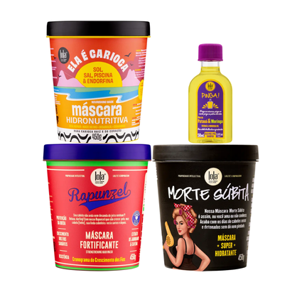 Lola Masc Xapadinha + Danos Vorazes + Rapunzel + Óleo Açaí