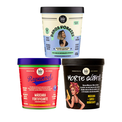 Lola Masc Xapadinha + Danos Vorazes + Rapunzel + ÓleoCenoura