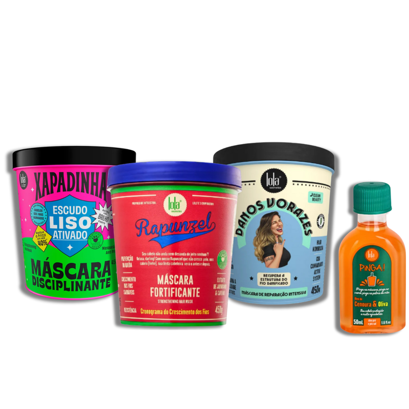 Lola Masc Xapadinha + Danos Vorazes + Rapunzel + ÓleoCenoura