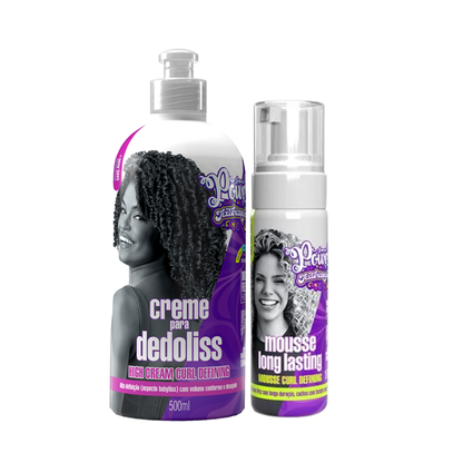 Soul Power Texturizações Curl High Dedoliss 500ml + Gel Cola
