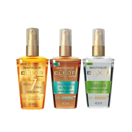 Beautycolor Elixir Supreme Blend 7 Óleos + Argan + Queratina | By
