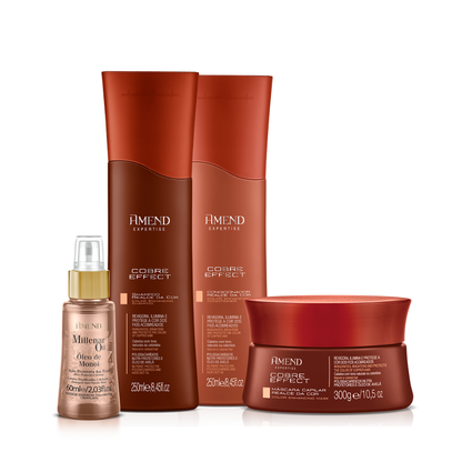 Amend Expertise Cobre Effect Sh 250ml + Cond 250ml + Masc 300ml +