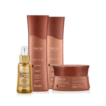 Amend Expertise Castanho Brilliant Sh 250ml + Masc 300ml | By Linda
