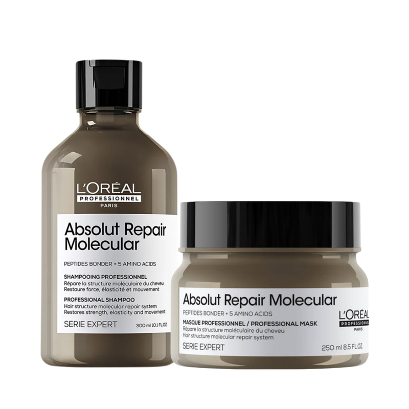 Loreal Absolut Repair Molecular Shampoo 300ml + Mascara 250ml