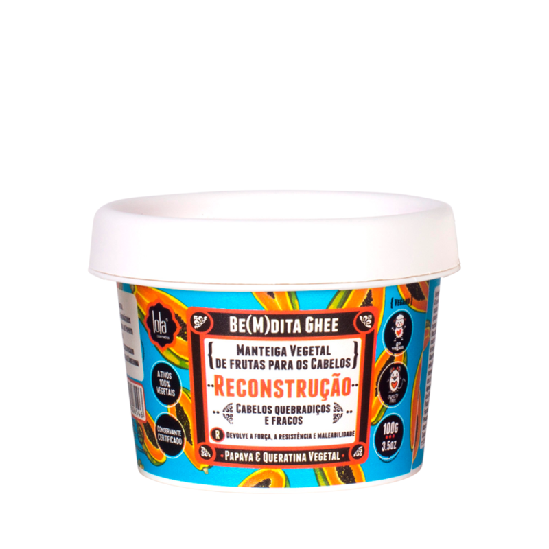 Lola Bemdita Ghee Máscara de Reconstrução 100ml | Linda Cosméticos