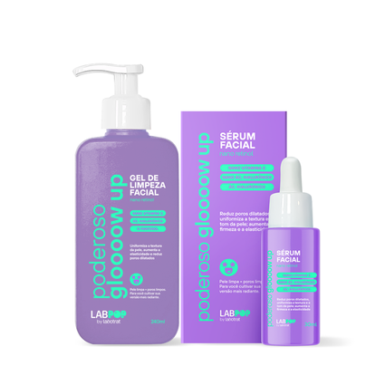 Labotrat LabPOP Glow Up Gel de Limpeza + Sérum Facial