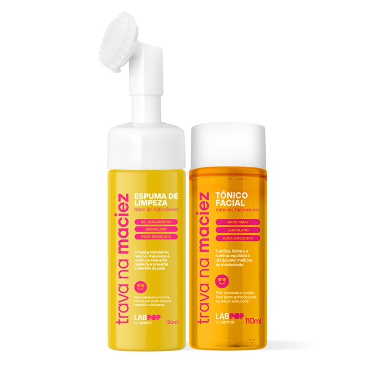 Labotrat LabPOP Trava na Maciez Espuma de Limpeza + Tônico