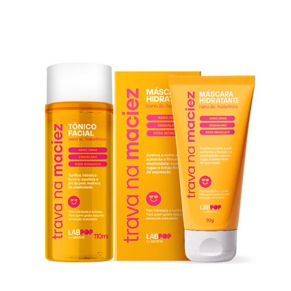 Labotrat LabPOP Trava na Maciez Gel + Sérum + Mascara Hidratante