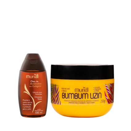 Muriel Óleo Ameixa Negra 100ml + Bumbum Lisin 250ml
