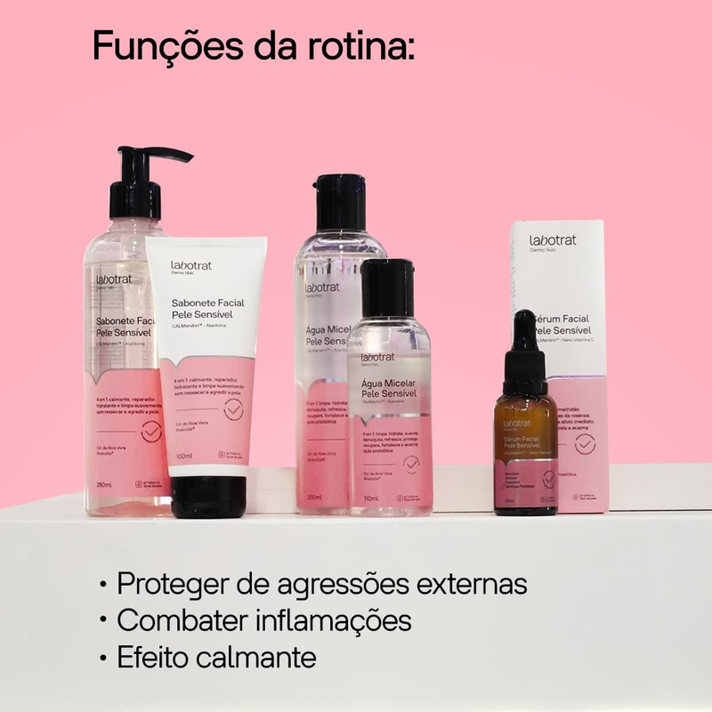 Labotrat Rotina Pele Sensível Sabonete + Água Micelar