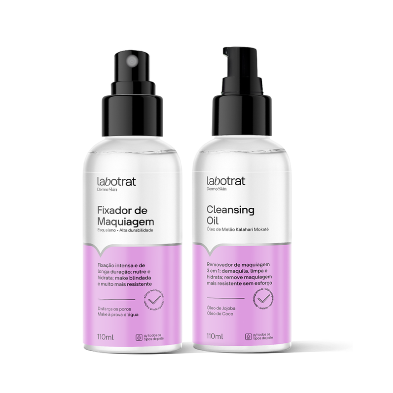 SERKIS MILD FOAM & CLEANSING OIL セット Labotrat Dermo Skin Fixador de Make + Cleansing Oil