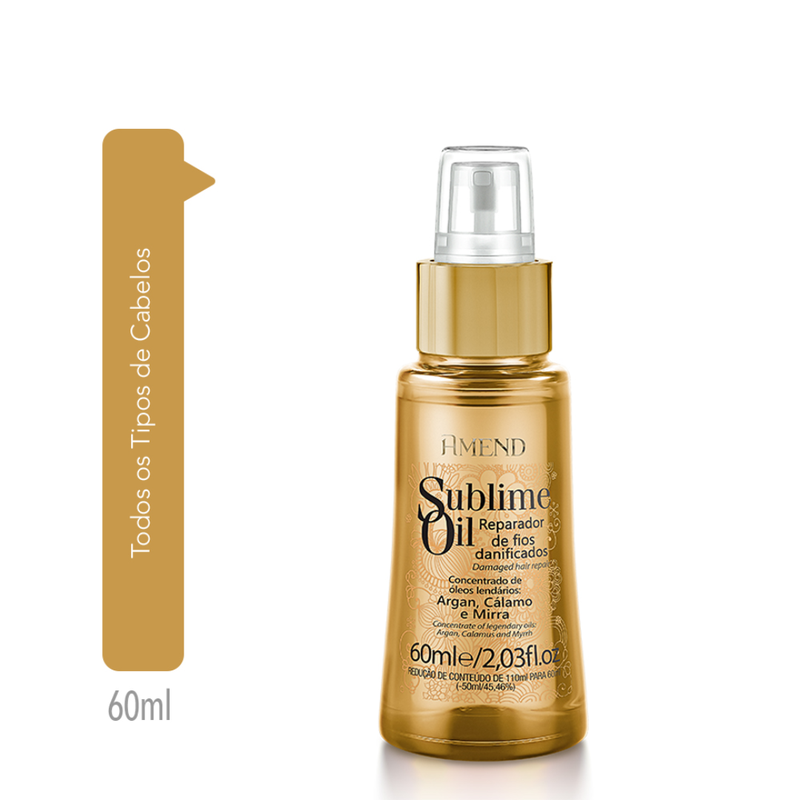 Amend Millenar Óleos Japoneses Masc 300ml + Sublime Oil 60ml | By