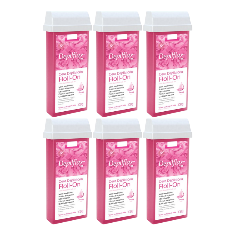Depilflax Cera Roll-on Refil Rosa 100g Unidades