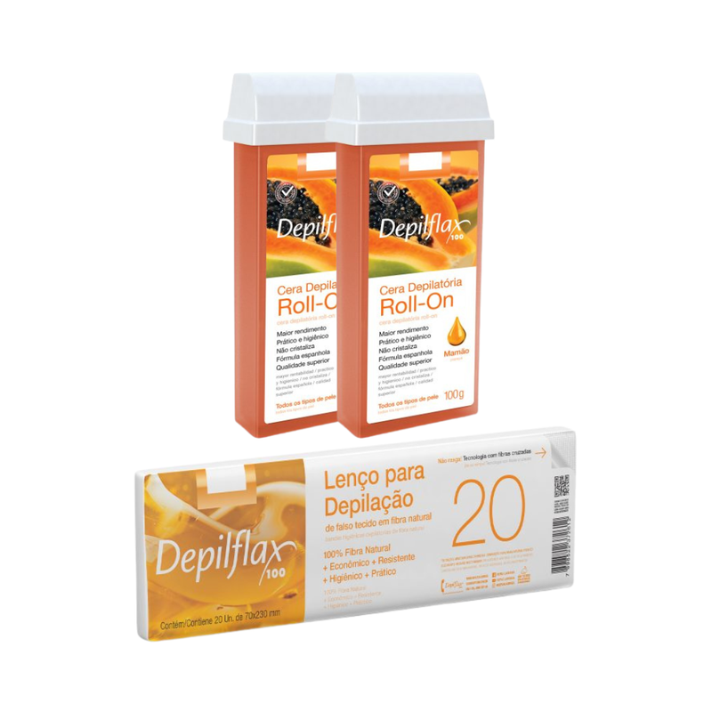 Depilação Cera Depilatoria Depilflax CERA QUENTE DEPILATÓRIA EM