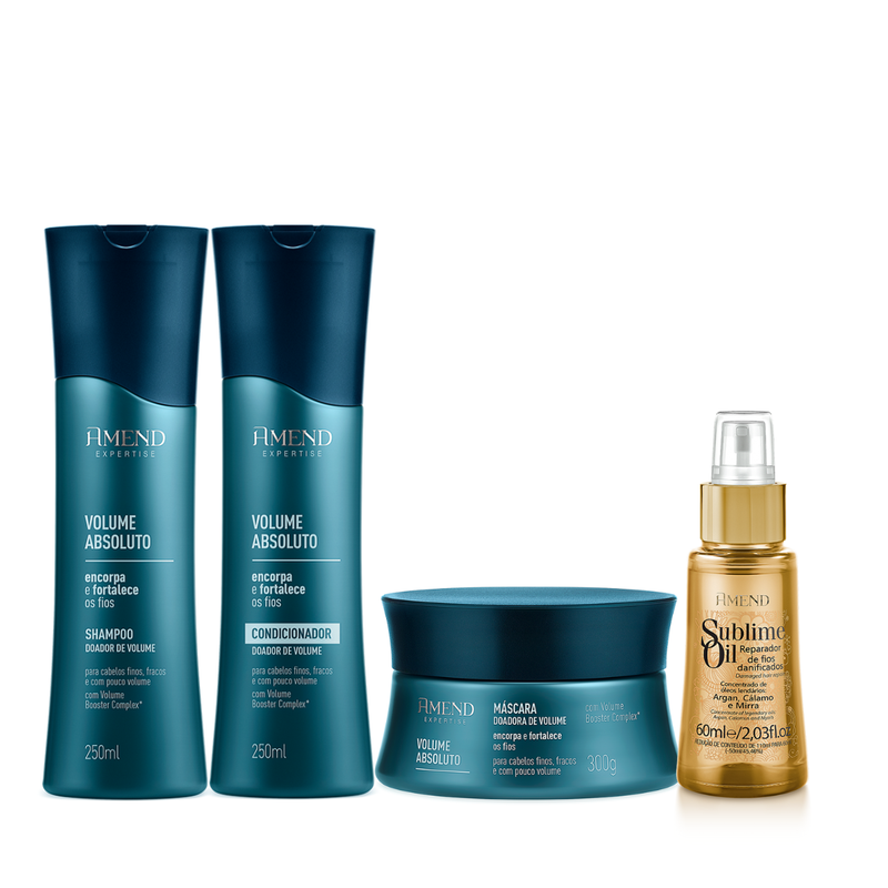 Amend Expertise Volume Absoluto Sh 250ml + Cond 250ml + Masc 300ml