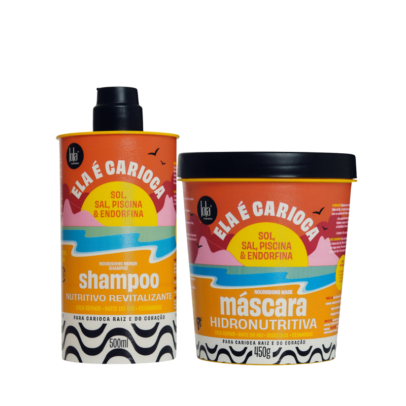 Lola Ela é Carioca Shampoo + Máscara | Compre na Linda