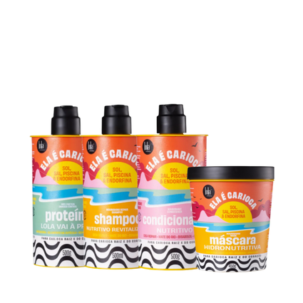 Minha Lola Minha Vida Shampoo + Condicionador + Óleo Cenoura