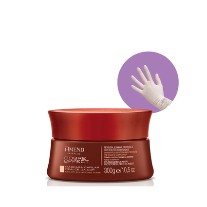 Amend Realce da Cor Mascara Matizadora Red Revival + Luva | By Linda