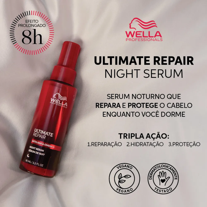 Wella Ultimate Repair Sérum Night Reparação Intensiva 30ml
