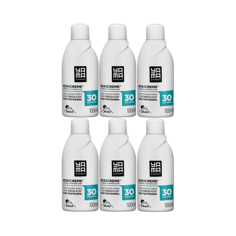 Yamá Água Oxigenada 30V 100ml - 6 Unidades | By Linda