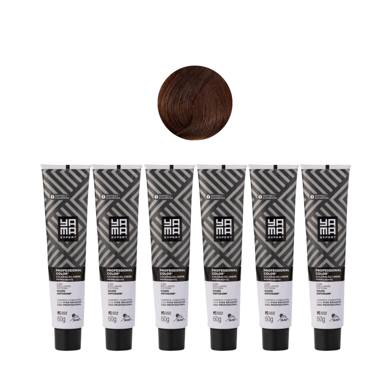 Yamá Color Nano Infusion 5.17 Castanho Claro Acinzentado Marrom