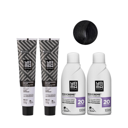 Yamá Color Nano Infusion 7.17 Loiro Médio Acinzentado Marrom - 6