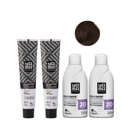 Yamá Color Nano Infusion 5.17 Castanho Claro Acinzentado Marrom