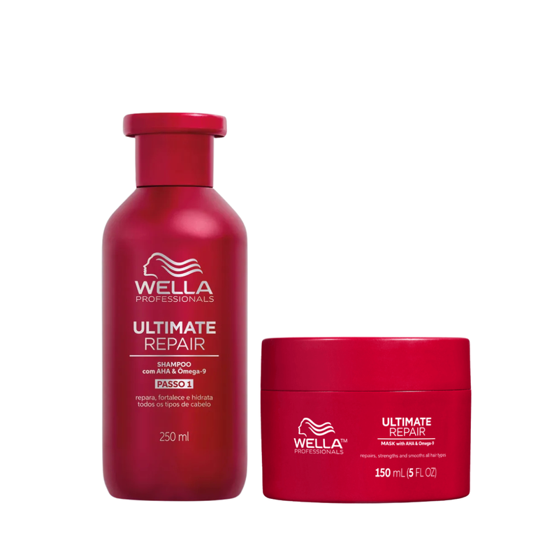 Wella Ultimate Repair Shampoo 250ml + Mascara 150ml