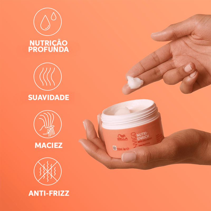 Wella Nutri-Enrich Máscara Capilar de Nutrição 150ml