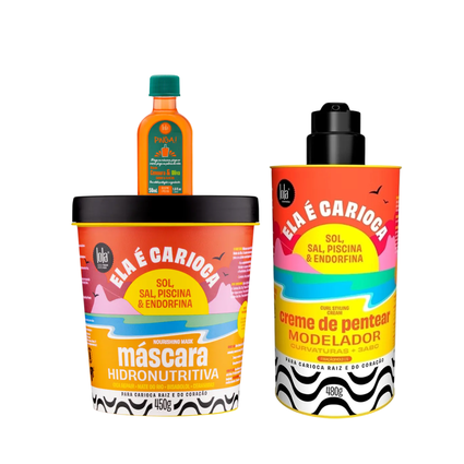 Kit Lola Rapunzel Sh 250ml + Spray Milk 250ml + Masc Sachê 30g