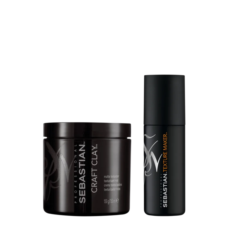 Sebastian Form Craft Clay Pomada 52ml + Spray Texturizador 150ml