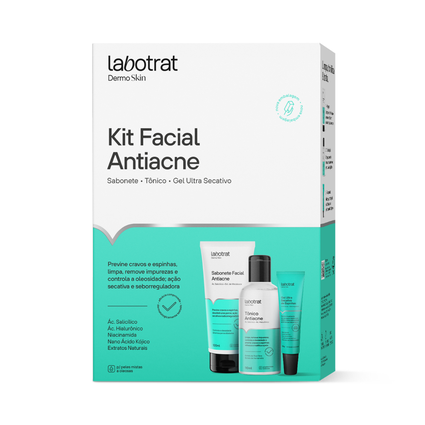 Labotrat Kit Antiacne Sabonete + Tônico + Gel