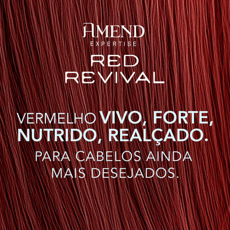 Amend Expertise Red Revival Máscara Realce da Cor 300ml | By Linda