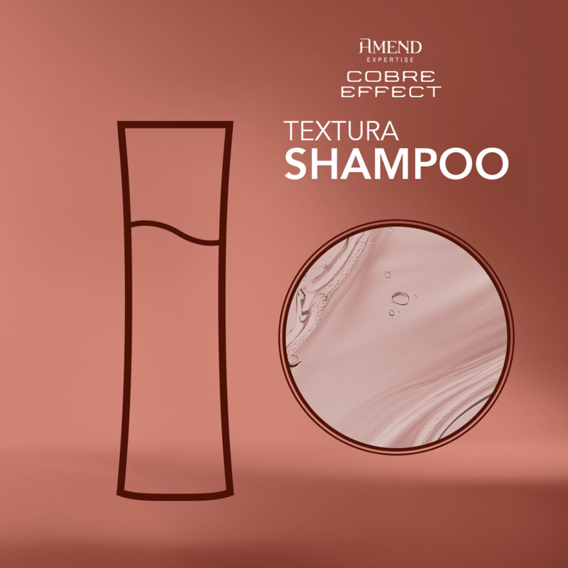 Amend Expertise Cobre Effect Shampoo Realce da Cor 250ml | By Linda