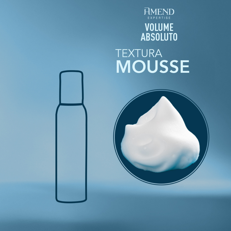 Amend Expertise Volume Absoluto Mousse Fortificante 140ml | By Linda