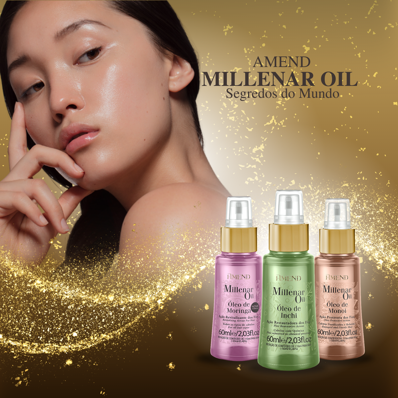 Amend Millenar Oil Óleo de Moringa Nutrição e Leveza 60ml | By Linda