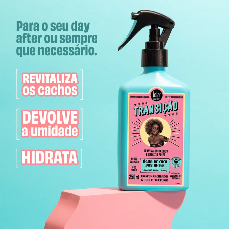 Lola Transição Spray Day After Água de Coco 250ml | Só na Linda