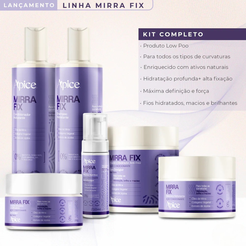 Apice Mirra Fix Masc 300ml + Ativador 500ml