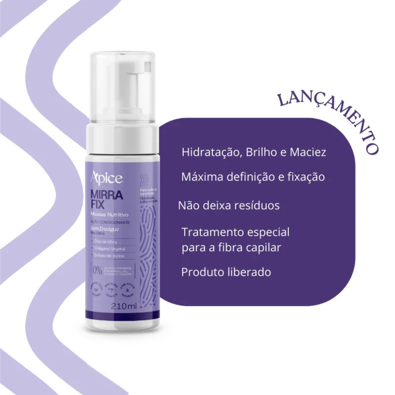 Apice Mirra Fix Gelatina 280ml + Mousse 210ml