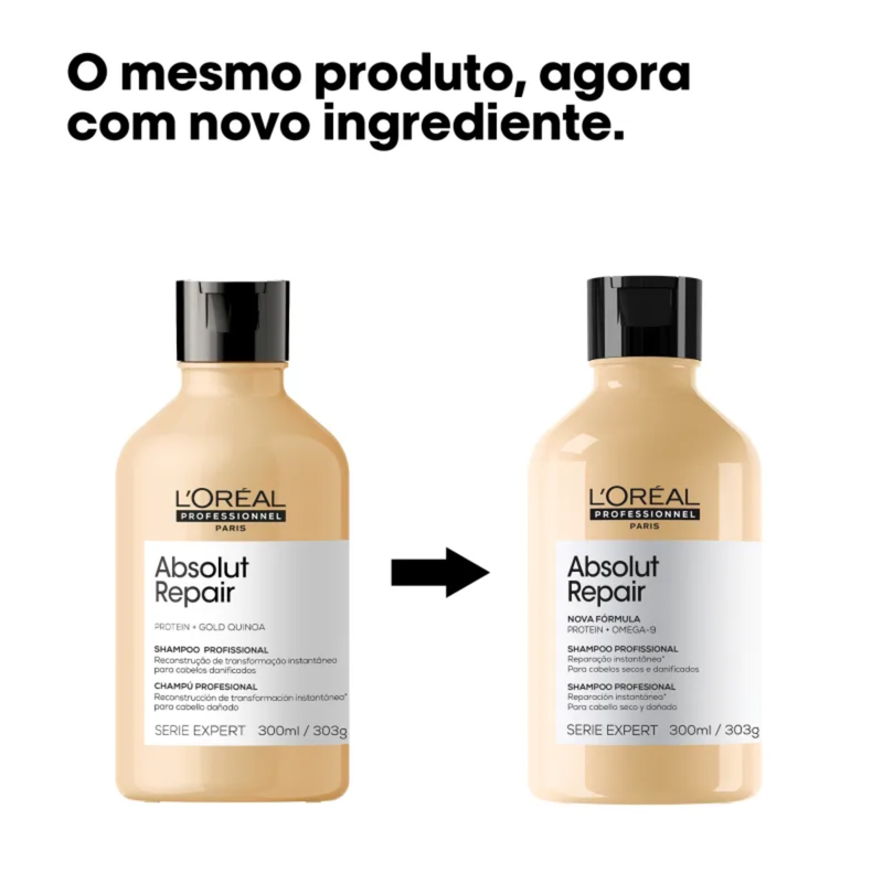 Abs Repair Sh 300ml + Cond200ml + Masc Light250ml + Oleo30ml