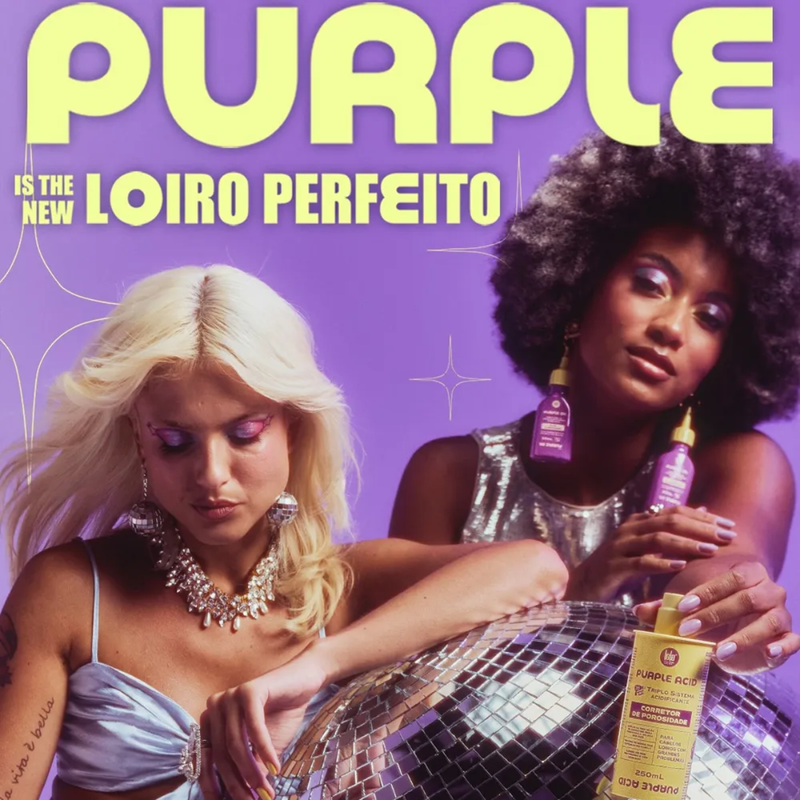 Kit Lola Purple Oil com Shampoo 250ml, Mascara 100ml e Óleo 50ml