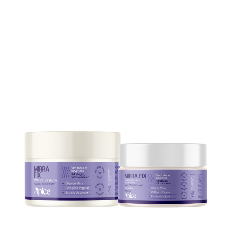 Oui Apsia Miracle on Fire Gel 100g 4個 Apice Mirra Fix Masc 300ml + Gelatina 280ml